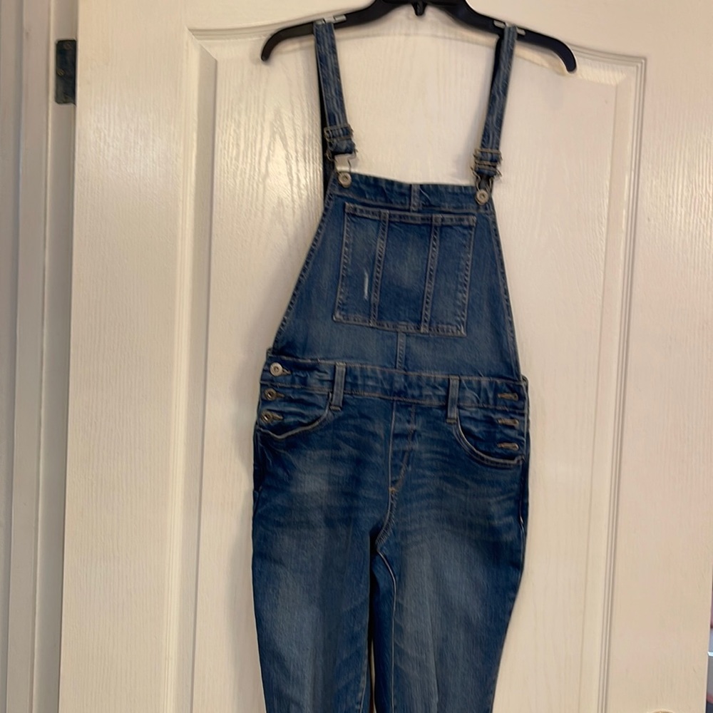 Overall Jeans these are factory distressed